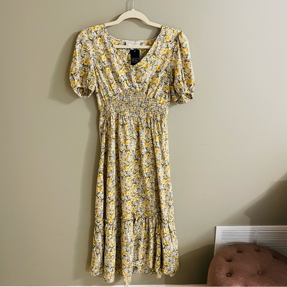 Hayden Floral Midi Dress